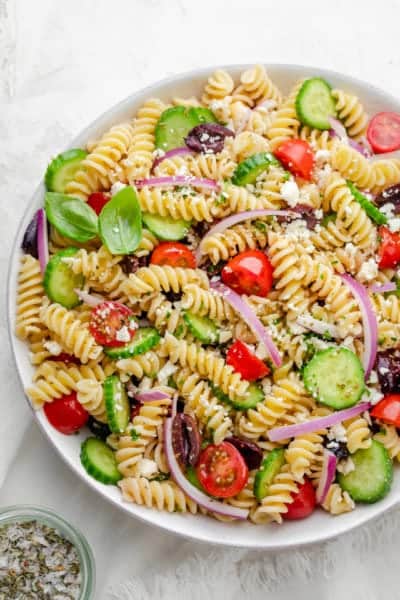 Classic Greek Salad - FeelGoodFoodie