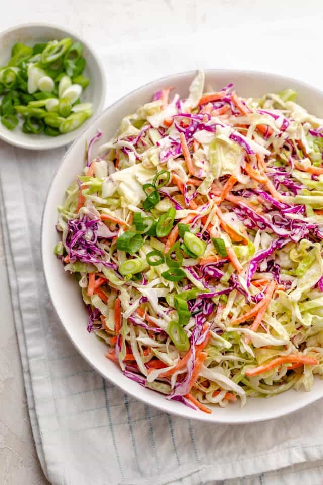 Healthy Coleslaw - FeelGoodFoodie