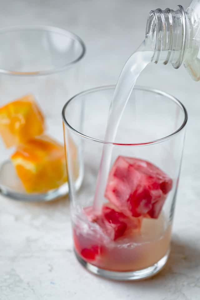 Hostess Hack: Fruit Ice Cubes for Water or Cocktails