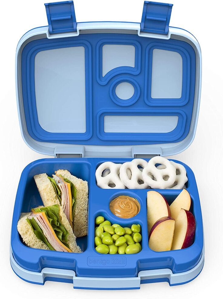 Kids lunch box clearance with compartments