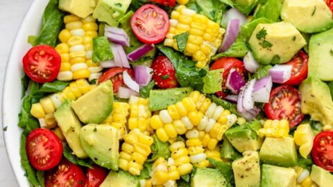 15-Minute Fresh Corn & Tomato Salad - The Clever Carrot