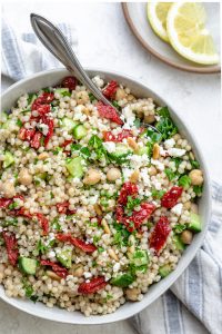 Mediterranean Couscous Salad - FeelGoodFoodie