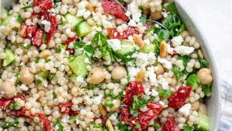 Moroccan Chickpea Couscous Salad - FeelGoodFoodie