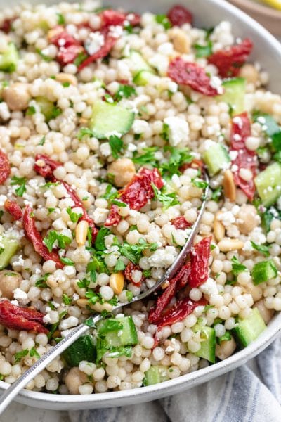 Mediterranean Couscous Salad - Feel Good Foodie