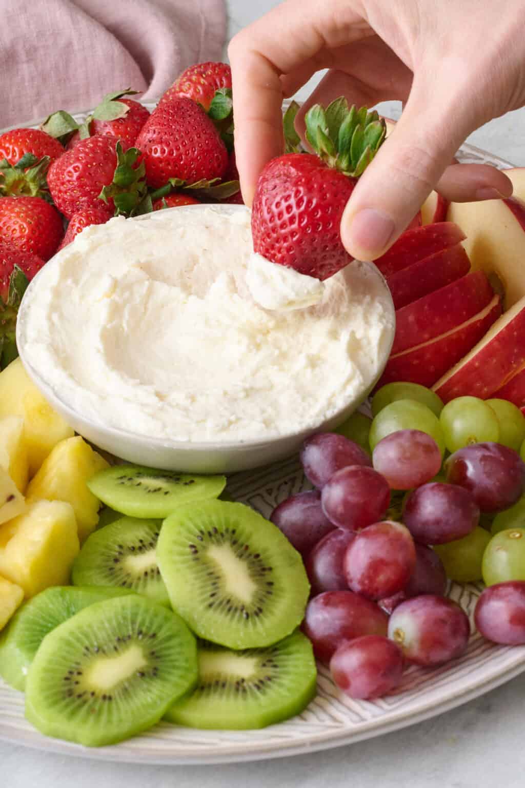 Cream Cheese Fruit Dip - Feel Good Foodie