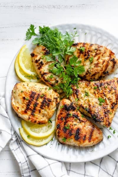 Grilled Lemon Chicken - Feel Good Foodie