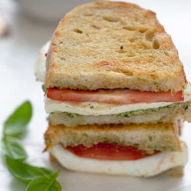 Grilled Mozzarella Sandwich.