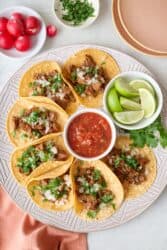 Marinated Street Tacos - Feel Good Foodie