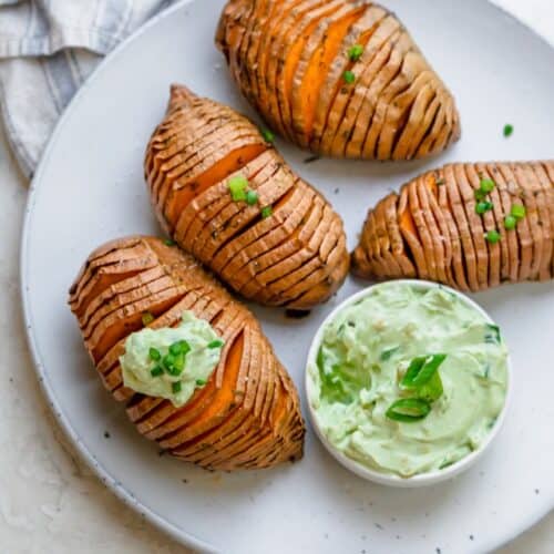 Hasselback Sweet Potatoes.