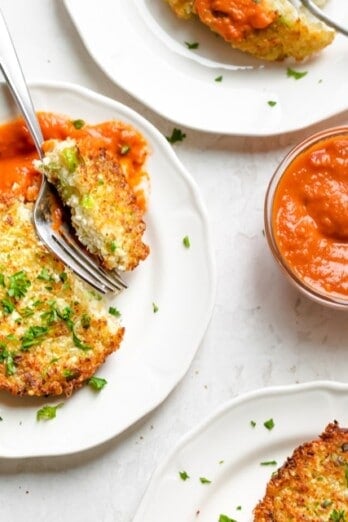 Cauliflower Fritters.