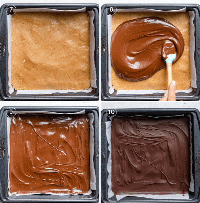 Chocolate Peanut Butter Bars (No Bake) - FeelGoodFoodie