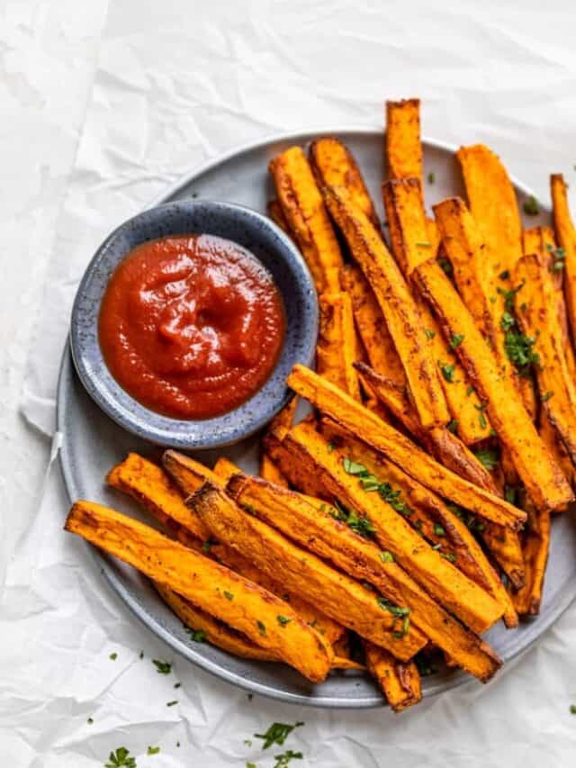 Air Fryer Sweet Potato Fries - FeelGoodFoodie