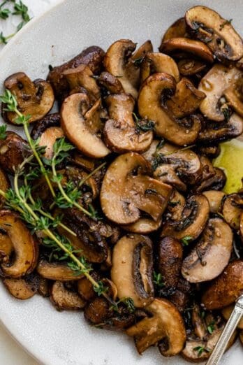 Sauteed Mushrooms.