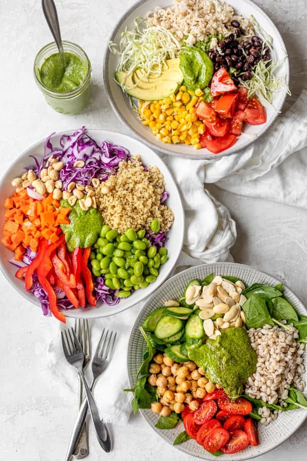 Chicken Salad Grain Bowls