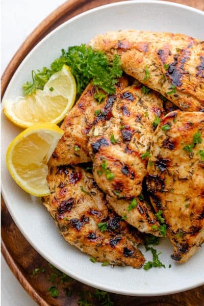 Grilled Chicken Tenders {With Simple Marinade} - FeelGoodFoodie