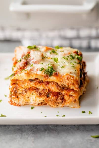 Homemade Lasagna - Feel Good Foodie