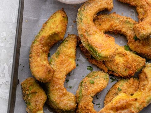 Avocado Fries {Air Fryer + Oven Baked} - FeelGoodFoodie