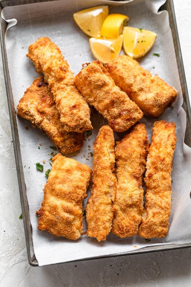 Air Fryer Fish & Chips - FeelGoodFoodie