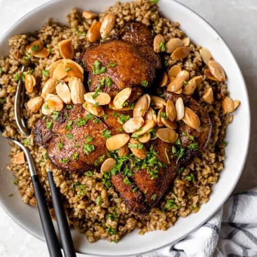 Chicken With Freekeh Authentic Lebanese Recipe Feelgoodfoodie