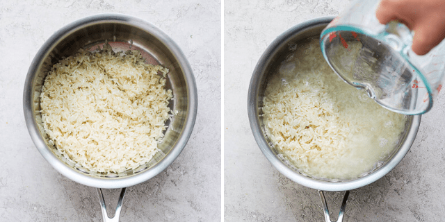 Simmering Rice