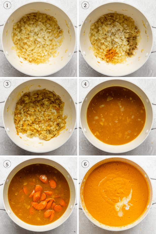 Six photos to show how to make the recipe