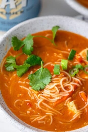 Red Curry Noodle Soup.