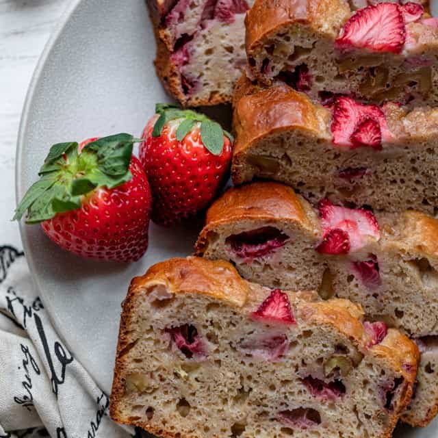Strawberry Banana Bread.