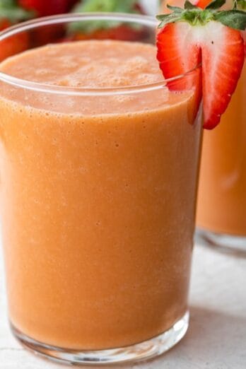Strawberry Mango Smoothie.
