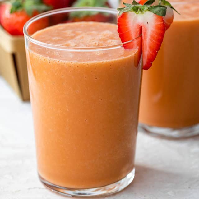 Strawberry Mango Smoothie.
