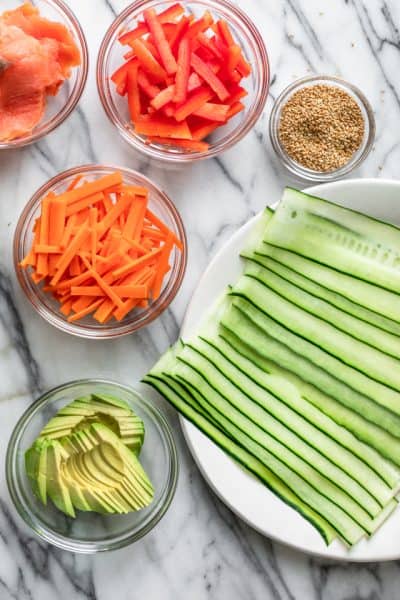 Cucumber Sushi Roll - Feel Good Foodie