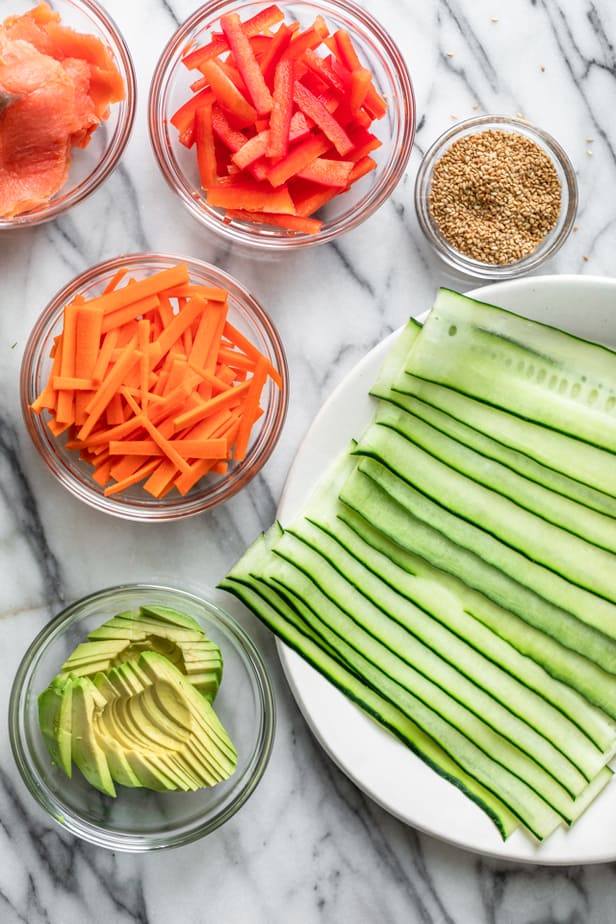 Cucumber Sushi Roll - FeelGoodFoodie