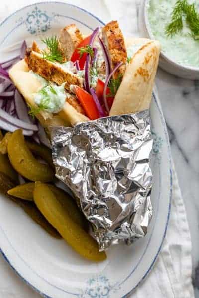 Chicken Gyro {Easy Marinade for Grilling} | FeelGoodFoodie