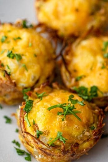 Hash Brown Egg Nests.