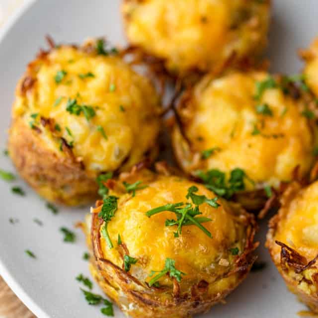 Hash Brown Egg Nests.