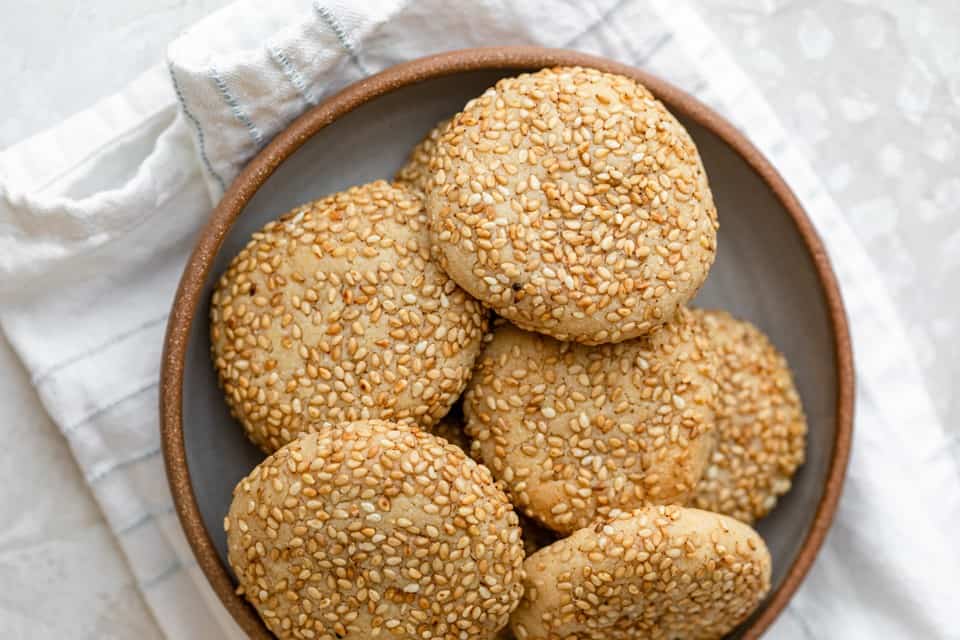 Honey Tahini Cookies.