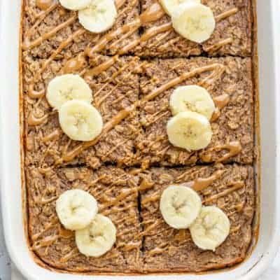 Banana Baked Oatmeal Vegan Easy Feelgoodfoodie