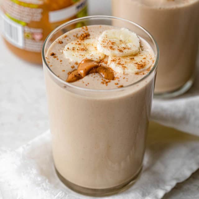 Peanut Butter Banana Smoothie.