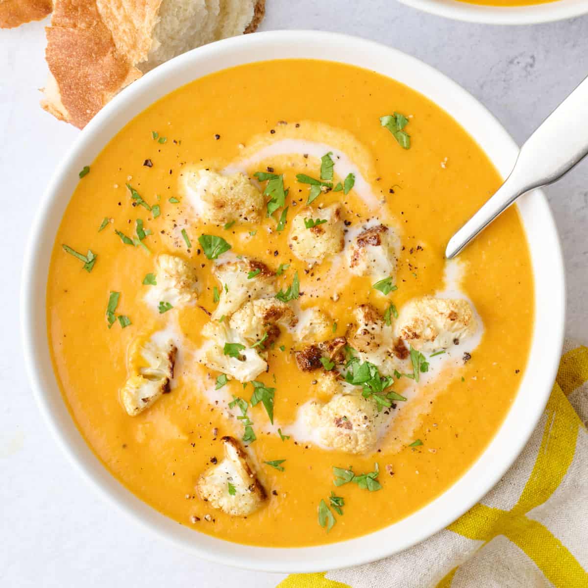 Sweet Potato Cauliflower Soup Recipe