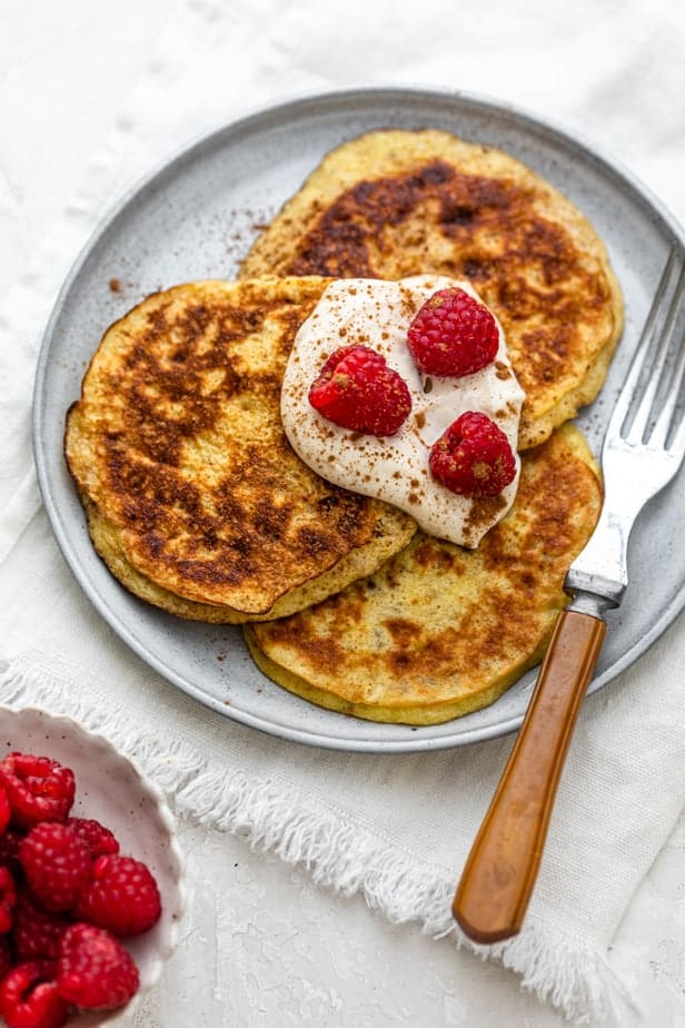 3 Ingredient Pancakes | FeelGoodFoodie