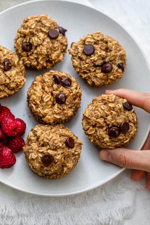 Banana Chocolate Chip Oatmeal Cookies - Your Cup of Cake