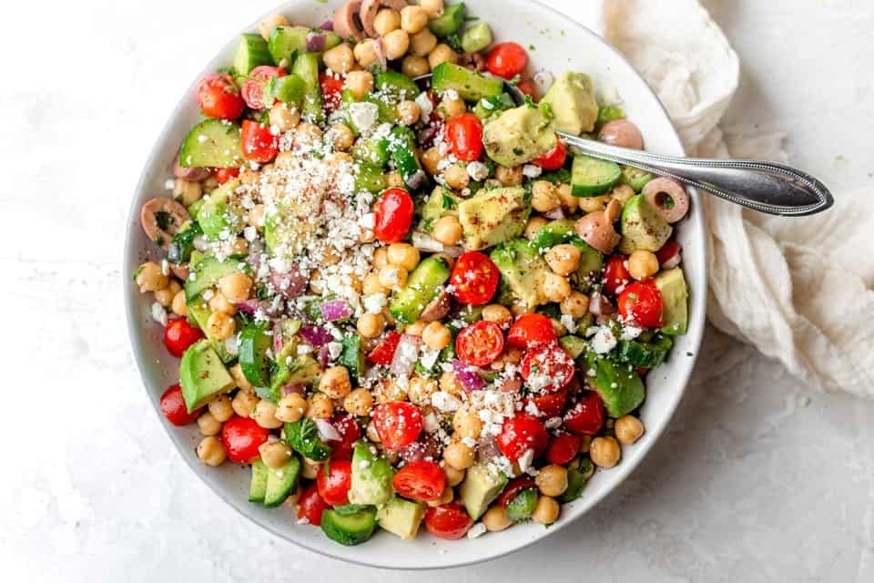 Chickpea Salad.
