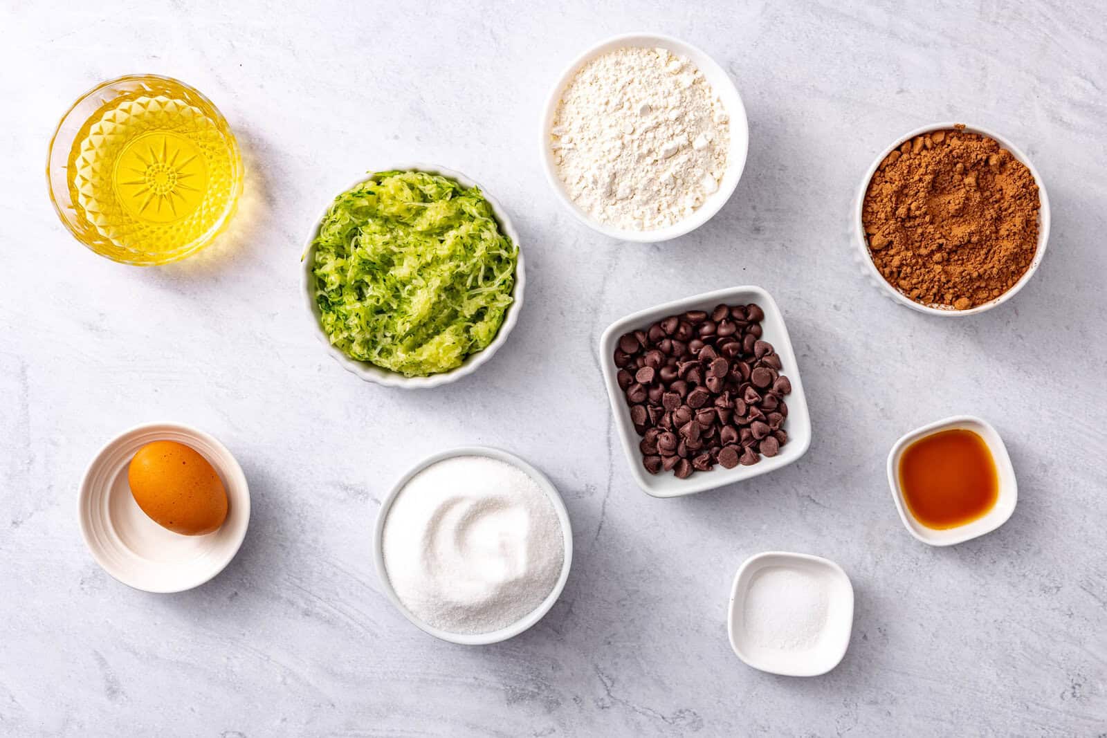Ingredients to make the recipe.