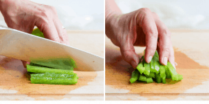 How to Cut a Bell Pepper {Step-by-Step Tutorial} - Feel Good Foodie