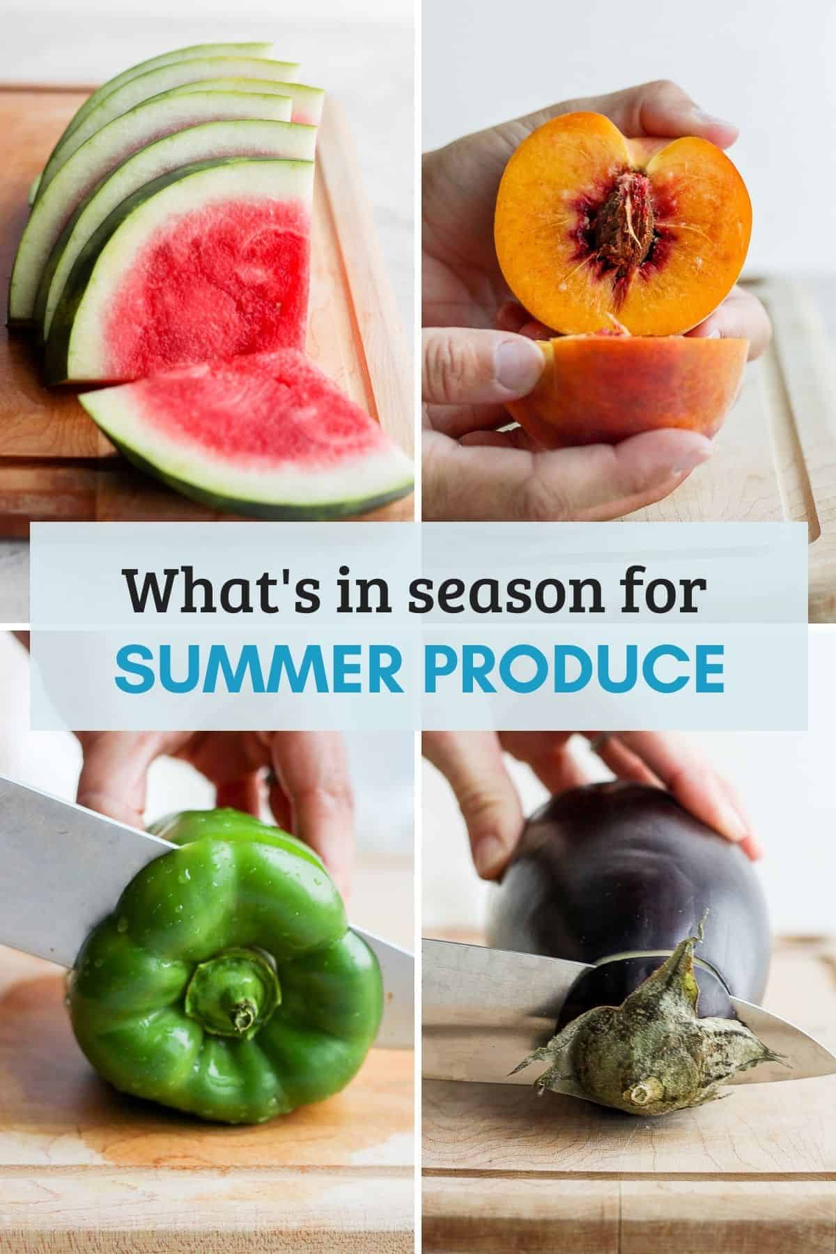 In season early summer: Eggplant, peaches - Healthy Food Guide