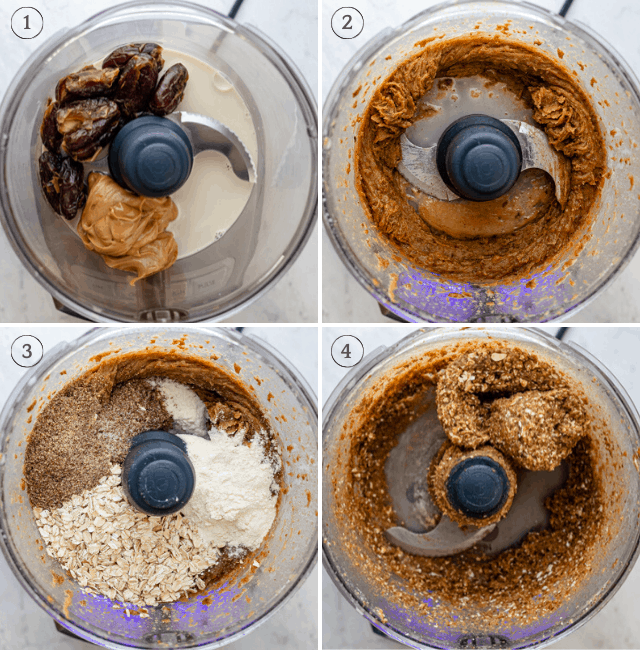 Process shots for how to make the batter