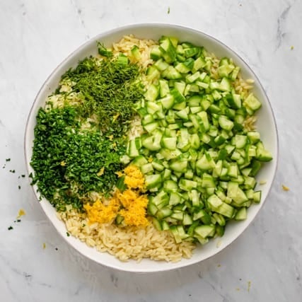 Ingredients before mixing.
