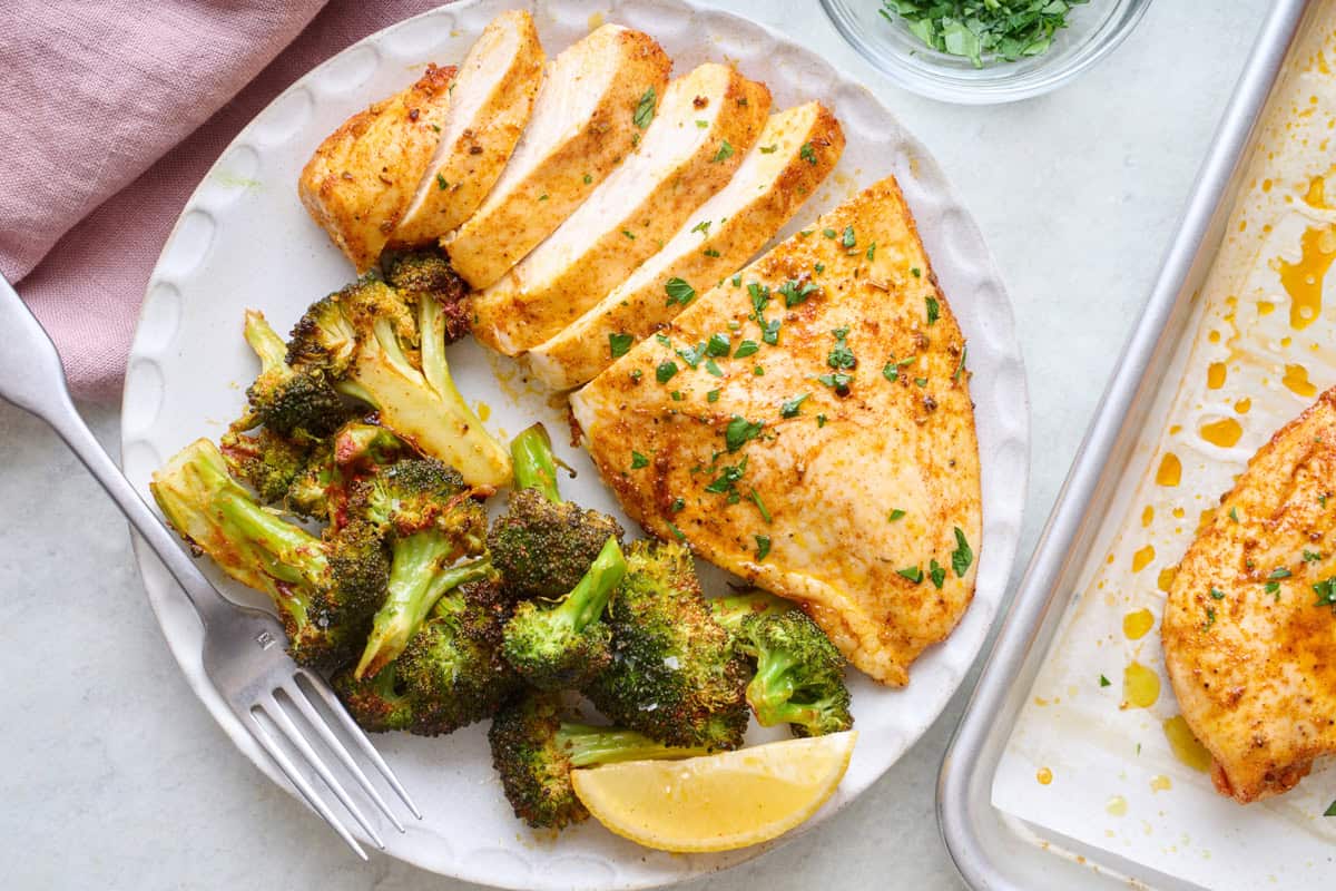 Oven Baked Chicken Breast.