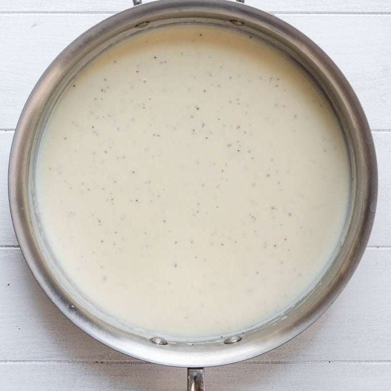 Roux in a large pot.