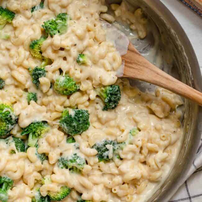 Broccoli Mac and Cheese.