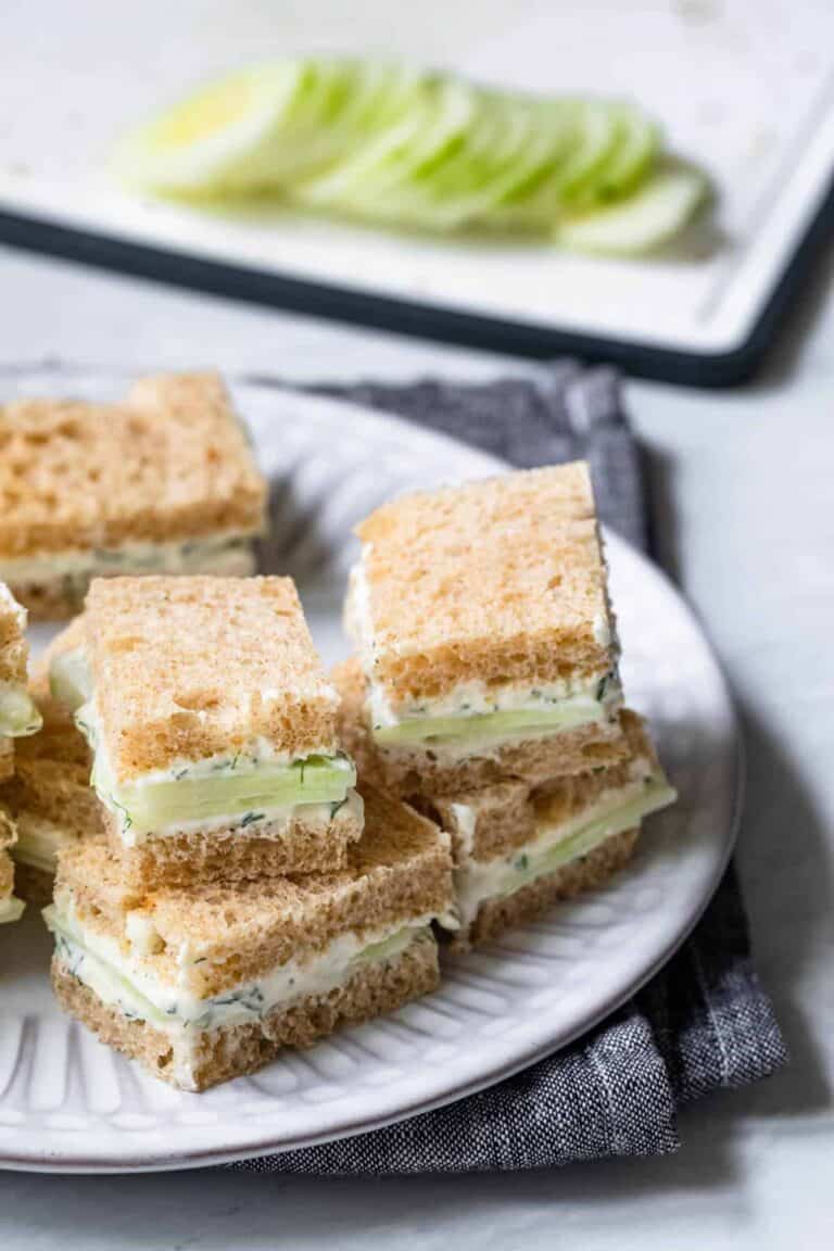 Cucumber Sandwiches - Feel Good Foodie